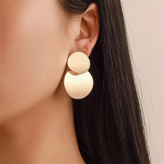 10 pairs/ Random Mixed Elegant Geometric Dangle Earrings - Luxury Zinc Alloy Jewelry for Women - Trendy Gift Idea